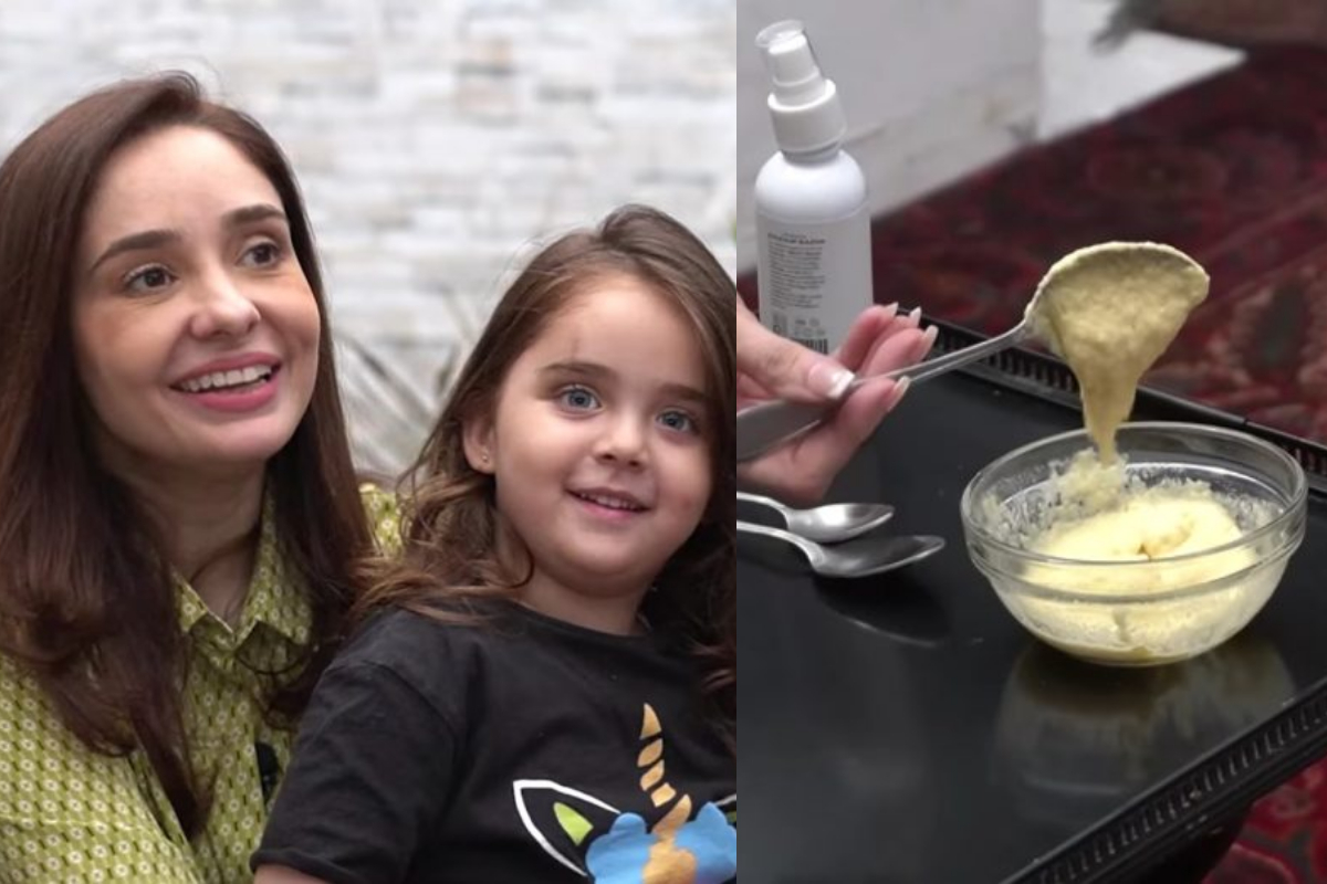 Juggan Kazim shares her DIY recipe for soft feet and hands