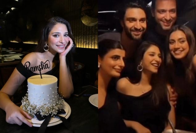 Ramsha Khan celebrate her birthday bash with close friends