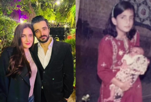 Fazeela Abbasi shares heartwarming childhood picture with her little brother Hamza Ali Abbasi