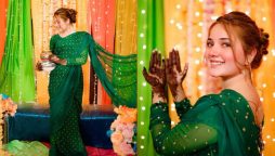 Tiktoker Rabeeca Khan dazzles with her performance on "Mehndi Laga Kay Rakhna" song