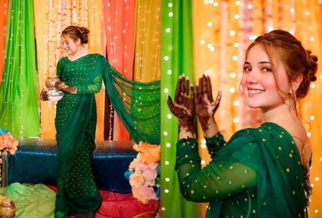 Tiktoker Rabeeca Khan dazzles with her performance on “Mehndi Laga Kay Rakhna” song