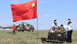 China’s space probe returns with rare moon rocks