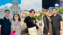 Iqrar Ul Hassan and third wife Aroosa Iqrar's blissful pictures in Prague