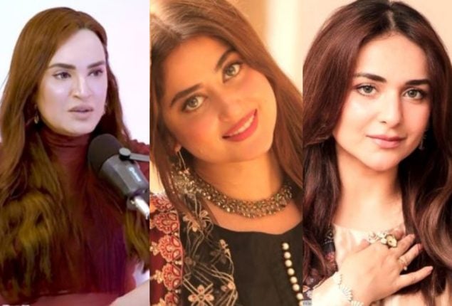 Nadia Hussain gives fashion advices to Sajal Aly and Yumna Zaidi