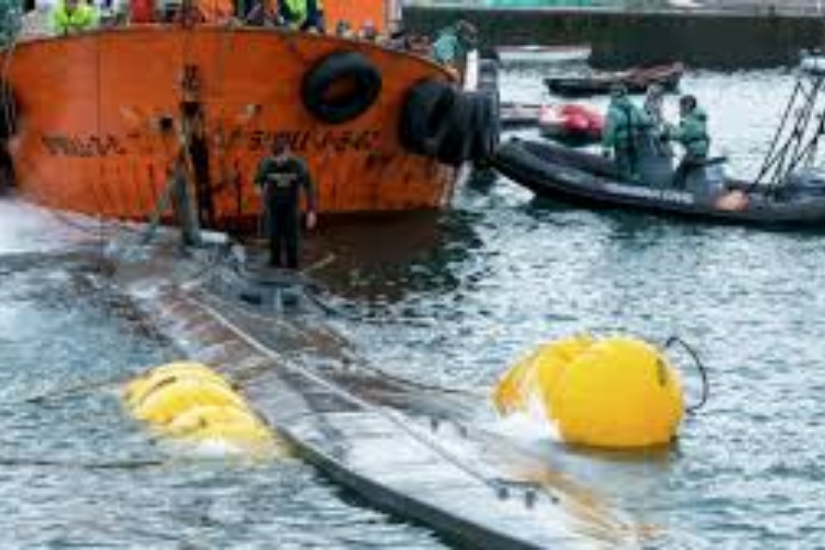 Spain detains four Colombians rescued from suspected drug-transporting submarine
