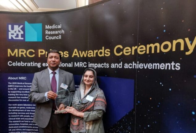 Pakistani researchers win prestigious UK Award for outstanding team impact