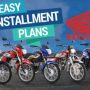 Honda CD 70, CG 125, and Pridor Installment Plans- June 2024