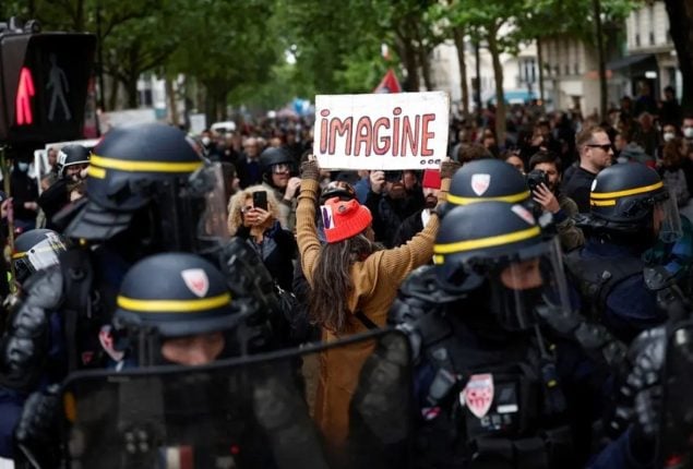 France increased police deployment to prevent post-election troubles