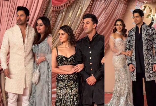 Bollywood celebs attend Anant Ambani and Radhika Merchant’s sangeet ceremony