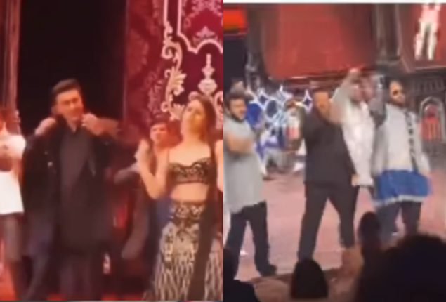 Salman Khan and Others dance at Anant Ambani, Radhika Merchant’s sangeet