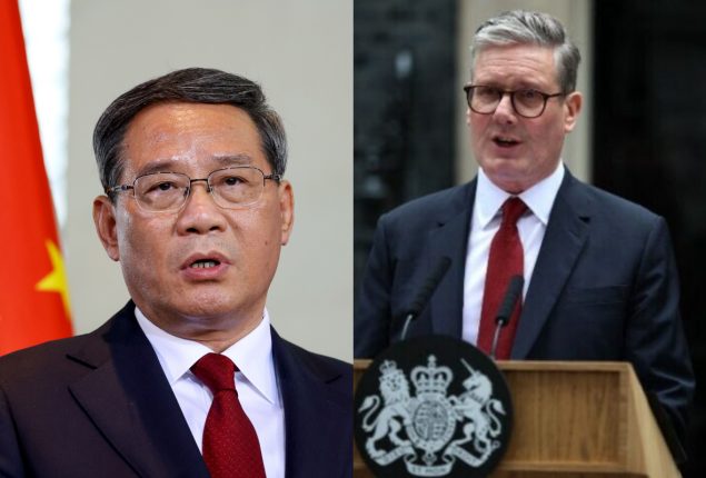 Chinese Premier Li extends congratulations to new British PM Starmer