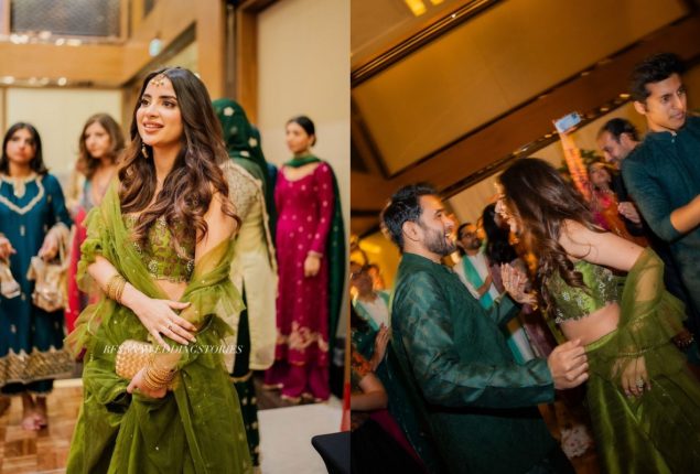 Saboor Aly and Ali Ansari Shine at Dubai Wedding: See Photos