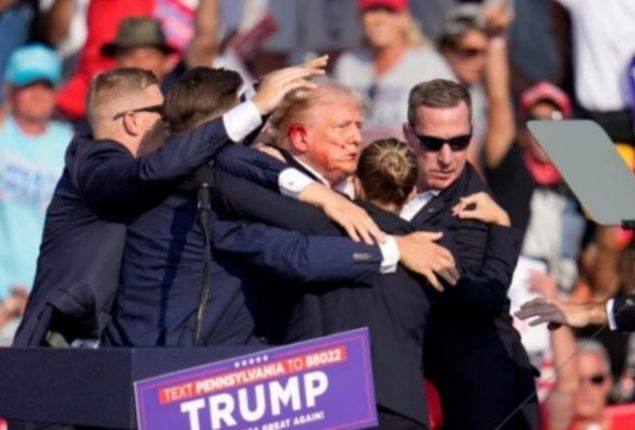 Donald Trump injured in election rally shooting, assailant killed