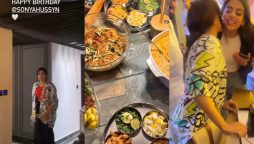 Sonya Hussyn's friends organize a surprise birthday party for her
