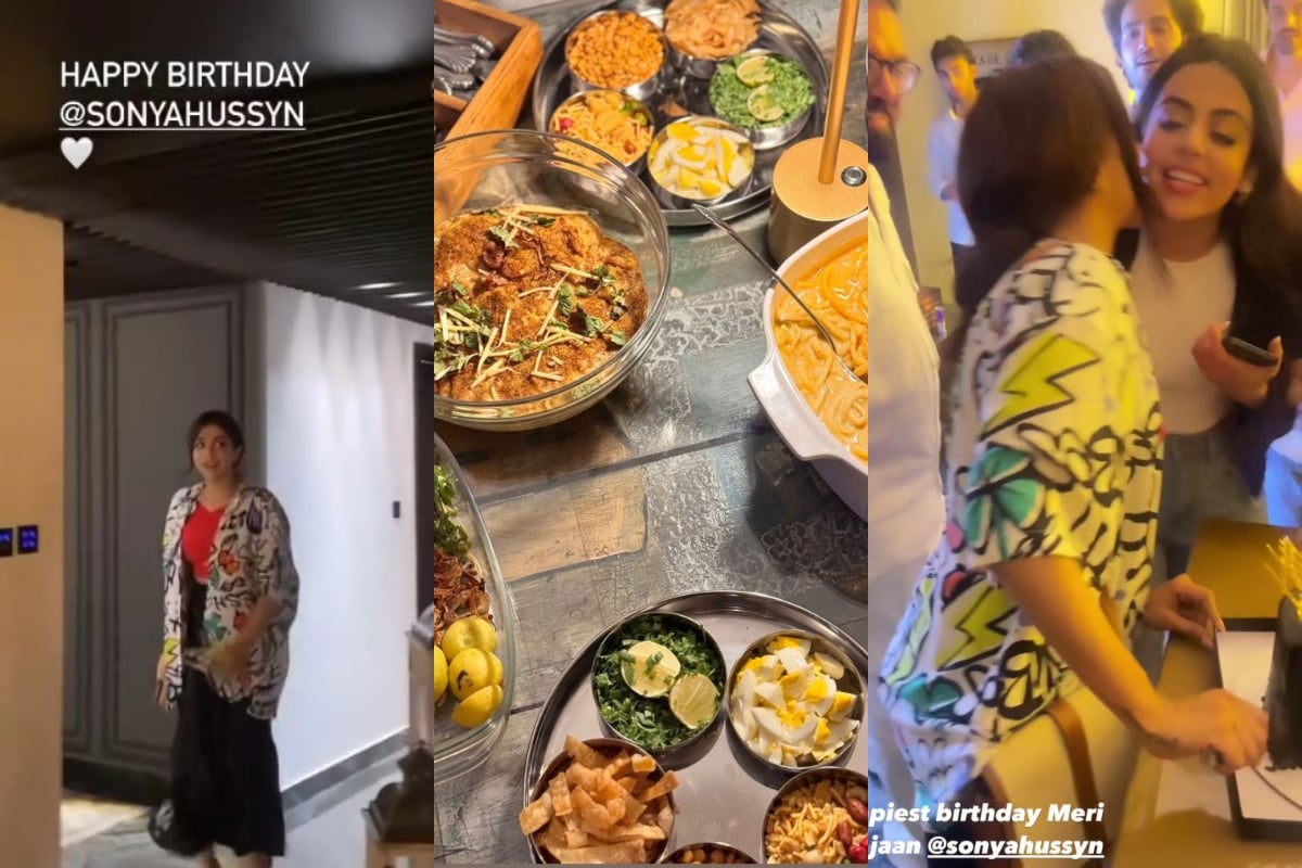 Sonya Hussyn's friends organize a surprise birthday party for her