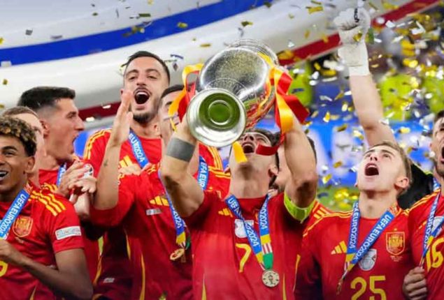 Spain wins Euro 2024 final after defeating England by 2-1