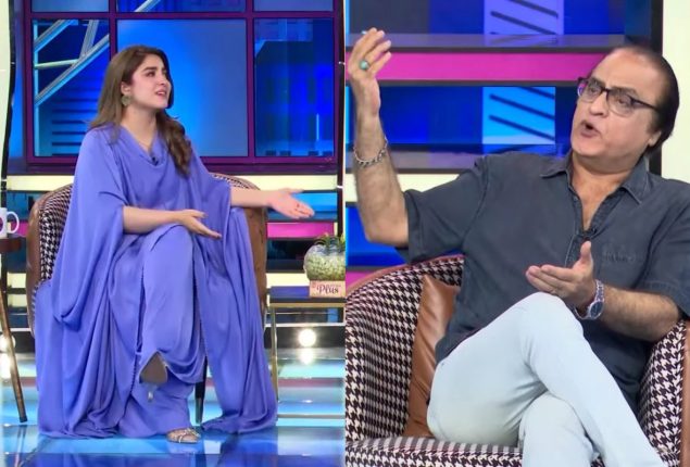 Anchor Hina Niazi brought to tears due to Mehmood Aslam