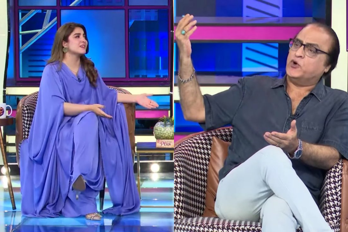 Anchor Hina Niazi brought to tears due to Mehmood Aslam