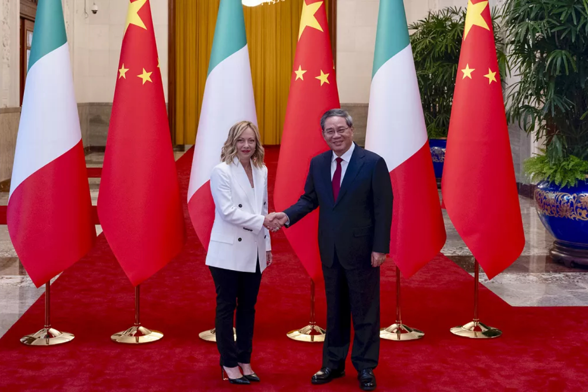 Meloni promises to strengthen Italy-China ties
