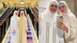 Mother-Daughter duo Saba and Sadia Faisal capture beautiful memories in Madina