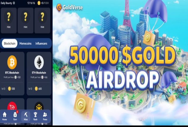 GoldVerse Daily Combo Today – July 13 2024