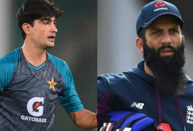 Moeen expresses disappointment over Naseem's absence from The Hundred
