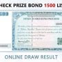 Rs1500 prize bond winner list announced today – May 15, 2025