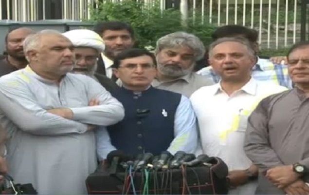 PTI sets up hunger strike camp outside for Imran, others’ release
