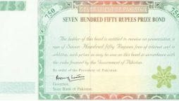 750 Prize bond draw 2024