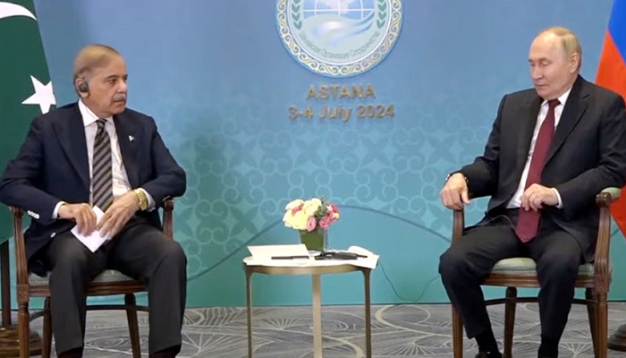 PM Shehbaz meets Putin, urges expansion of bilateral trade with Russia