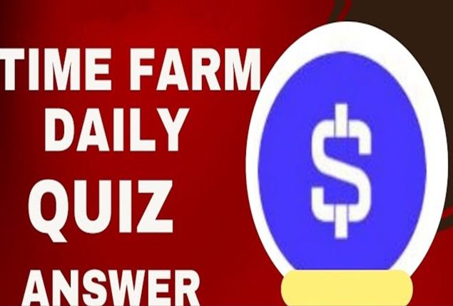 Time Farm Daily Quiz Today – August 24, 2024