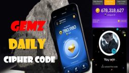 GEMZ Daily Cipher Code Today