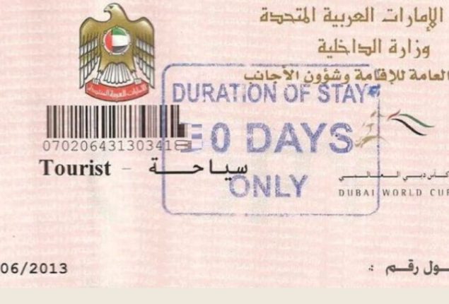 Latest UAE 60-day visit visa fee for Pakistanis from July 2024