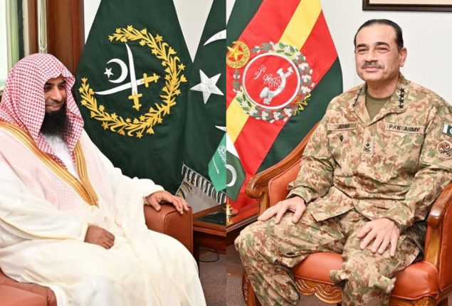 Imam Masjid i Nabvi (PBUH) calls on Army Chief  