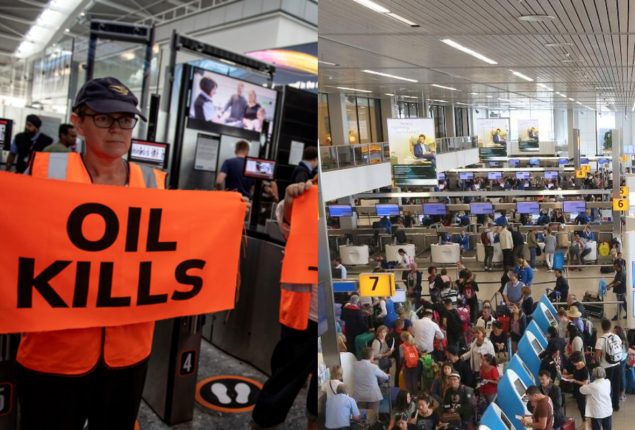 Climate activists detained in recent UK airport disruption