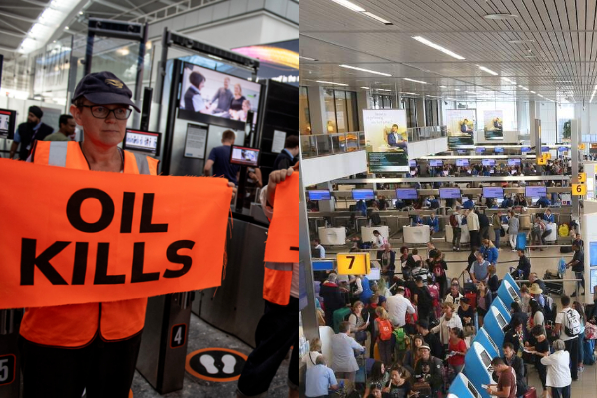 Climate activists detained in recent UK airport disruption