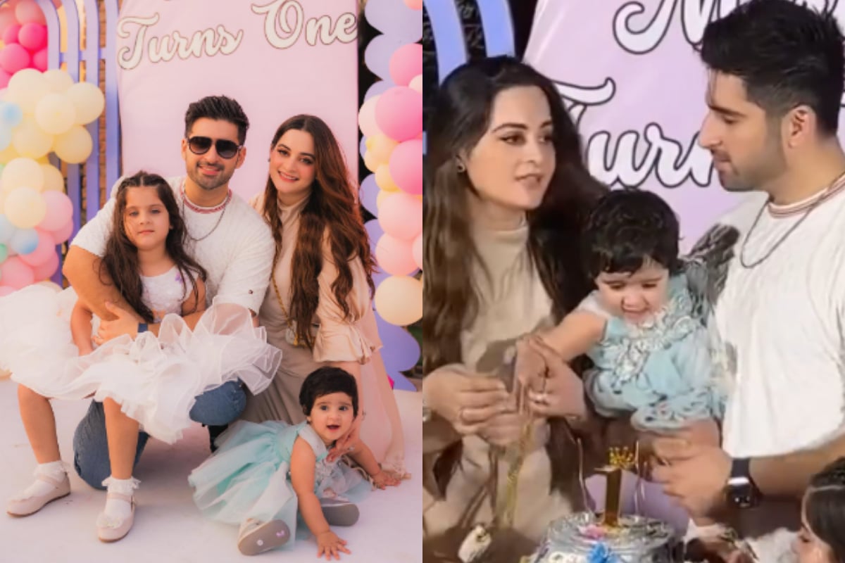 Aiman Khan and Muneeb Butt