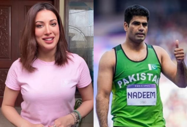 Mehwish Hayat Praises Arshad Nadeem for His Olympic Gold Medal Achievement