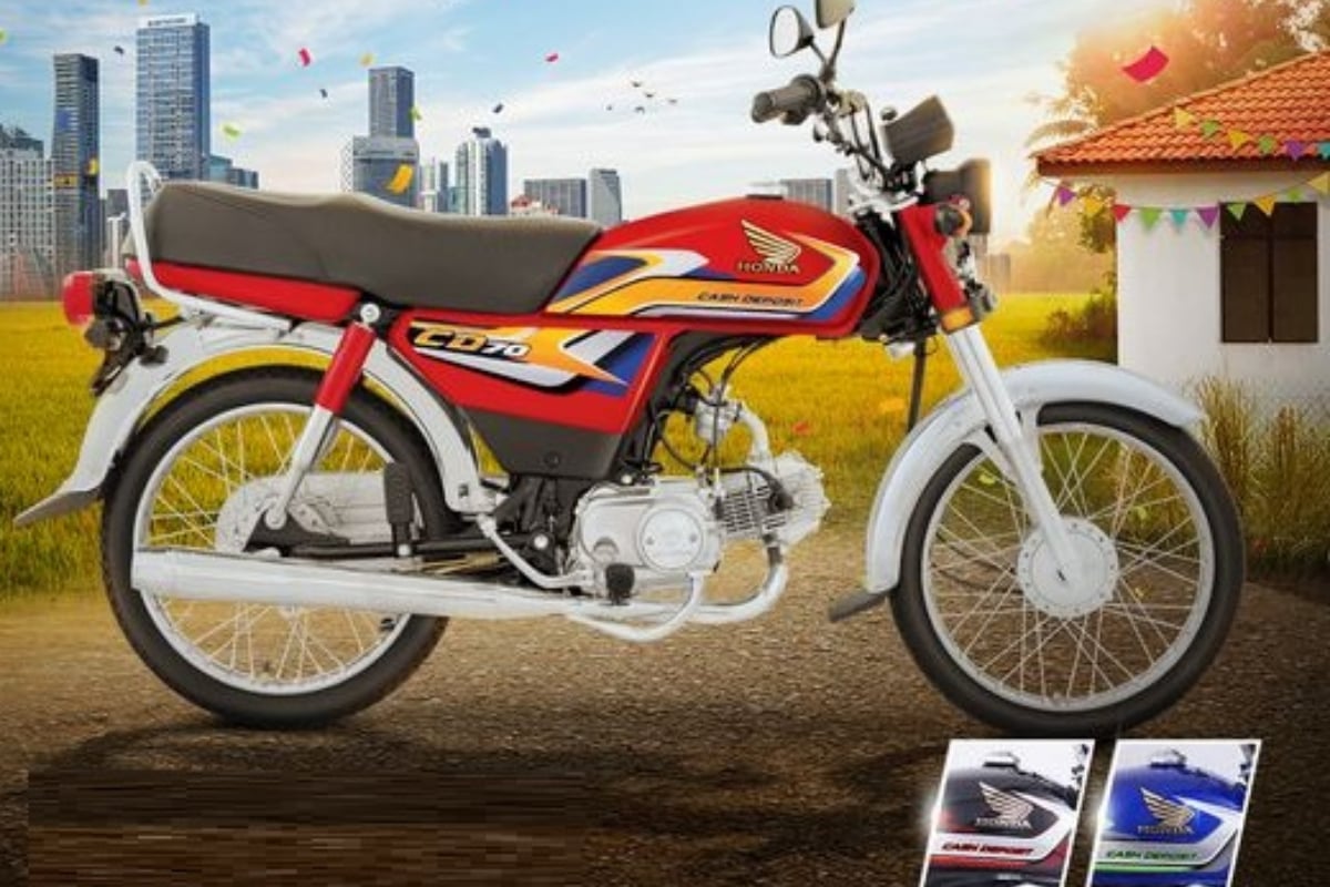 Azadi Offer: Honda CD 70 updated 12-month installment plan with 0% markup - August 2024
