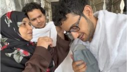 Maaz Safder Shares Heartwarming Umrah Moments with Family