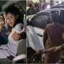 Angeline Malik Surrounded by Mob After Car Accident