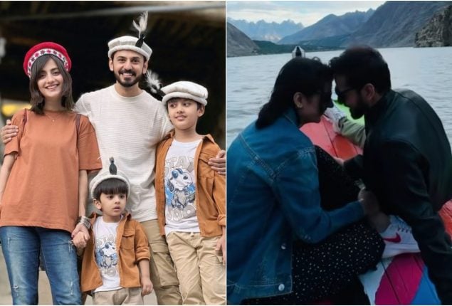 Bilal Qureshi and Uroosa’s Sweet Pictures from Attabad Lake