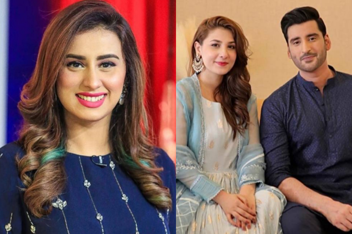 Madeha Naqvi hints at Agha Ali and Hina Altaf’s separation during talk show