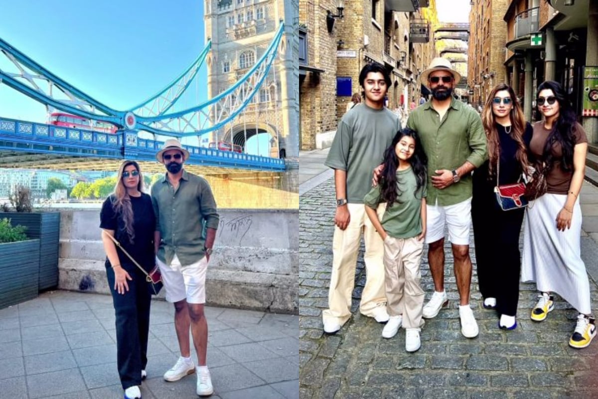 Muhammad Hafeez captures adorable family moments in the UK