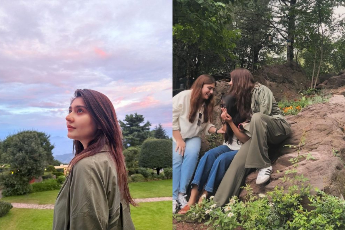 Durefishan Saleem enjoys fun-filled moments with friends at hill station