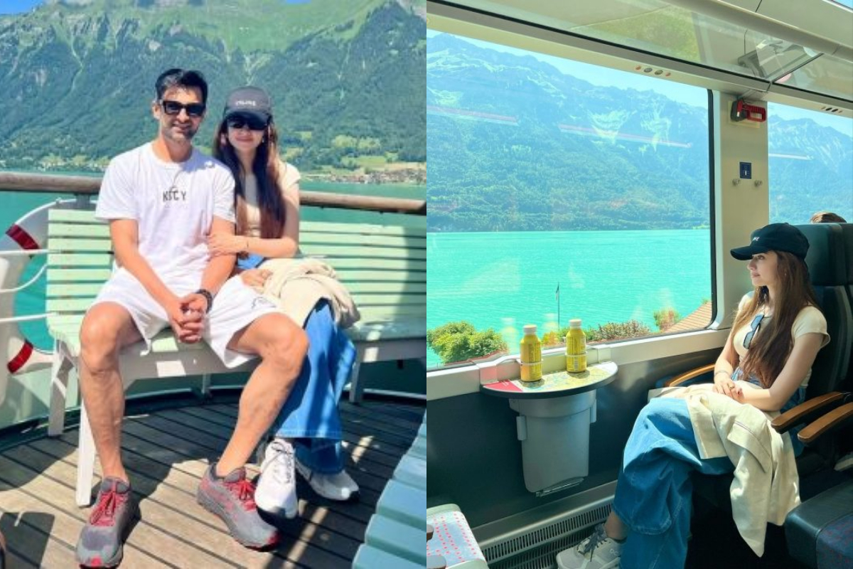 Sana Javed and Shoaib Malik radiate Joy in new pictures from Interlaken