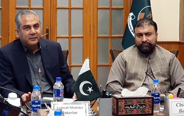 Naqvi, Bugti discuss law and order situation in Balochistan