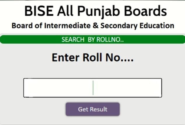 5th class result 2024 punjab board check by roll number