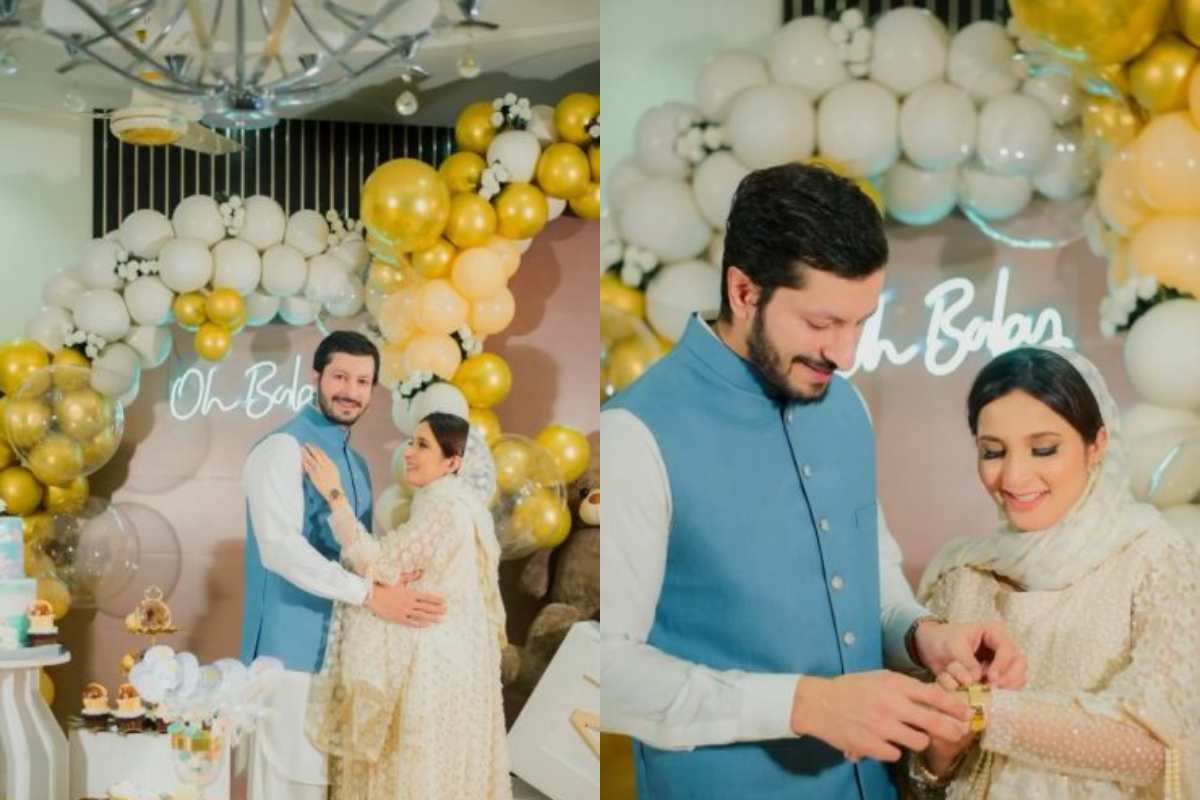 Arsalan Faisal and Nisha Talat's joyful baby shower