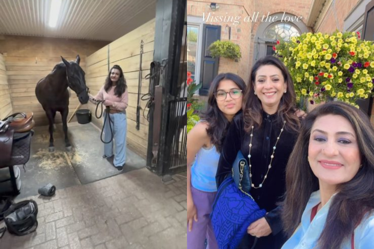 Saba Hameed enjoys vacation with her daughter and sister